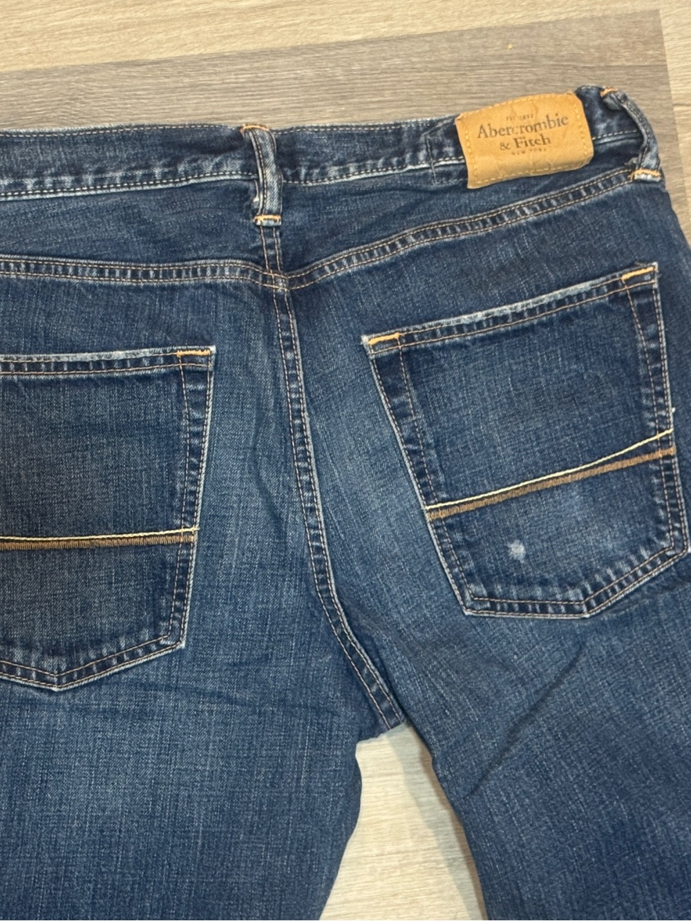 Vtg Abercrombie & Fitch Kilburn Low Rise Bootcut Men's Jeans 31x32 - Picture 11 of 12